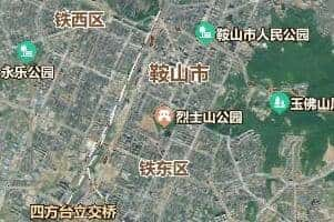 鞍山市地图