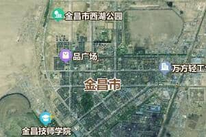 金昌市地图