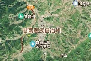 甘南州地图