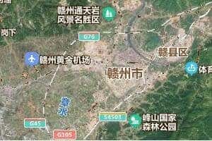 赣州市地图