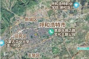 呼和浩特市地图