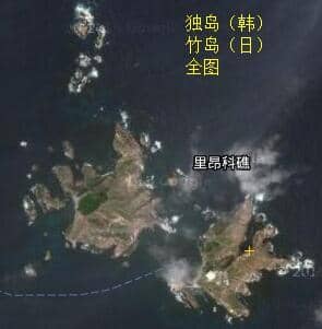 独岛、竹岛地图