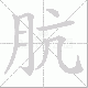 肮笔顺